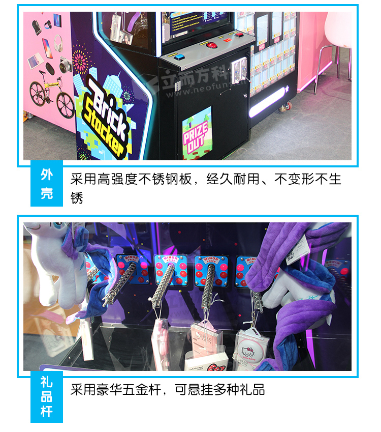 立而方方塊機外觀